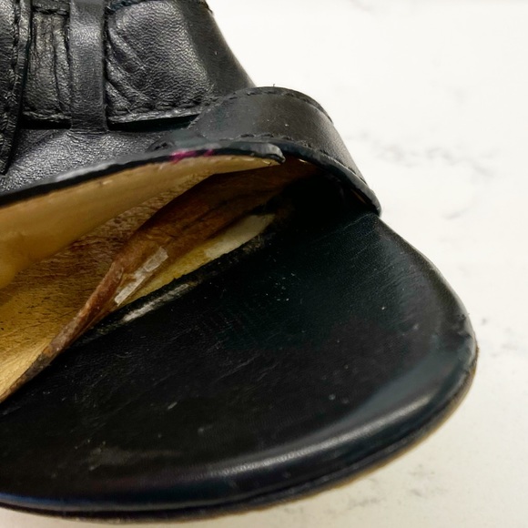 Cole Haan Calfskin Leather Gladiator Heels - Picture 9 of 12